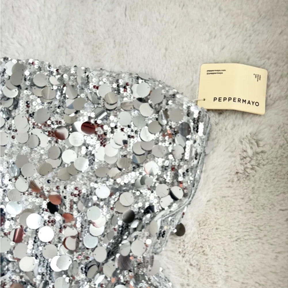 Peppermayo silver mini dress - Picture 3 of 4